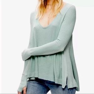 Free People Malibu Thermal TShirt size Small